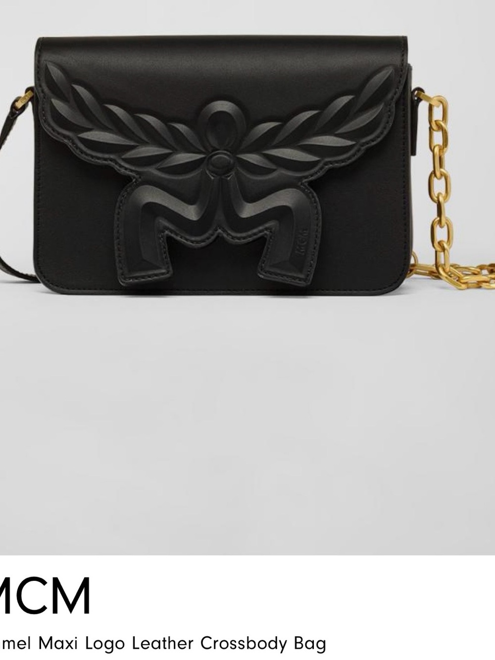 MCM
Himmel Maxi Logo Leather Crossbody Bag - Picture 7 of 11